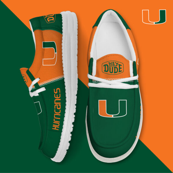 Tubopro Miami Hurricanes Personalized Hey Dude Shoes For Men And Women