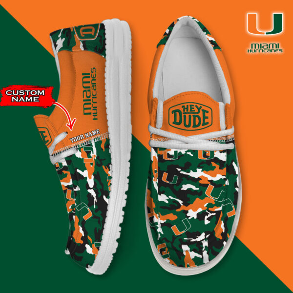 Tubopro Miami Hurricanes Personalized Hey Dude Shoes For Men And Women
