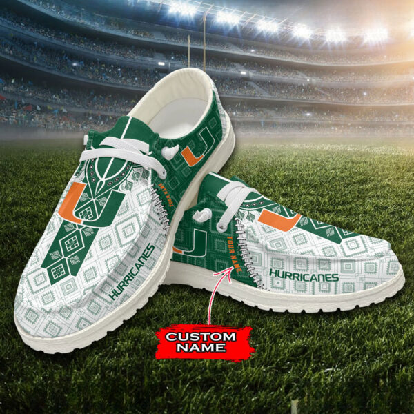 Tubopro Miami Hurricanes Personalized Hey Dude Shoes For Men And Women - Image 6