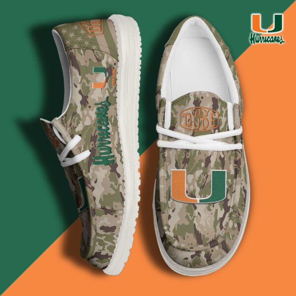 Tubopro Miami Hurricanes Personalized Hey Dude Shoes For Men And Women