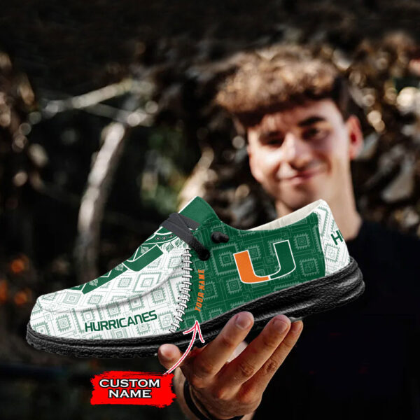 Tubopro Miami Hurricanes Personalized Hey Dude Shoes For Men And Women - Image 2
