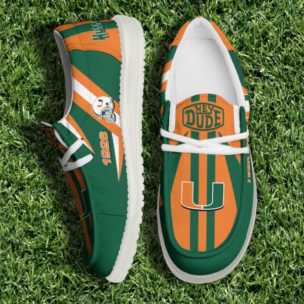 Tubopro Miami Hurricanes Personalized Hey Dude Shoes For Men And Women