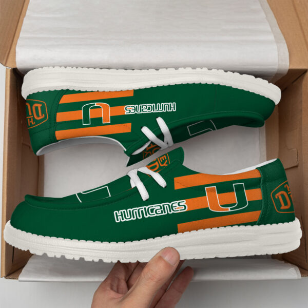 Tubopro Miami Hurricanes Personalized Hey Dude Shoes For Men And Women - Image 3