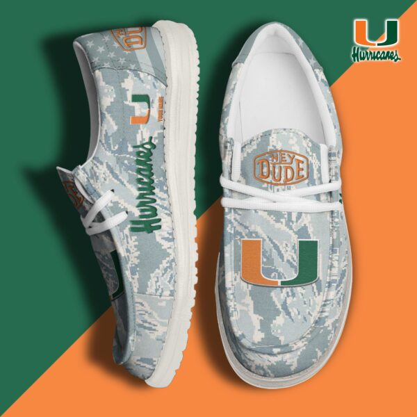 Tubopro Miami Hurricanes Personalized Hey Dude Shoes For Men And Women