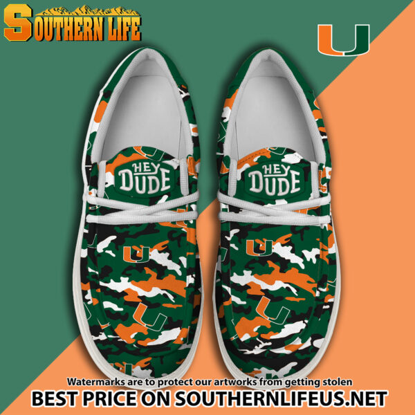 Tubopro Miami Hurricanes Personalized Hey Dude Shoes For Men And Women