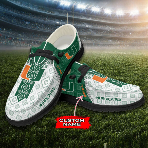 Tubopro Miami Hurricanes Personalized Hey Dude Shoes For Men And Women - Image 5