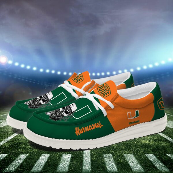 Tubopro Miami Hurricanes Personalized Hey Dude Shoes For Men And Women - Image 2