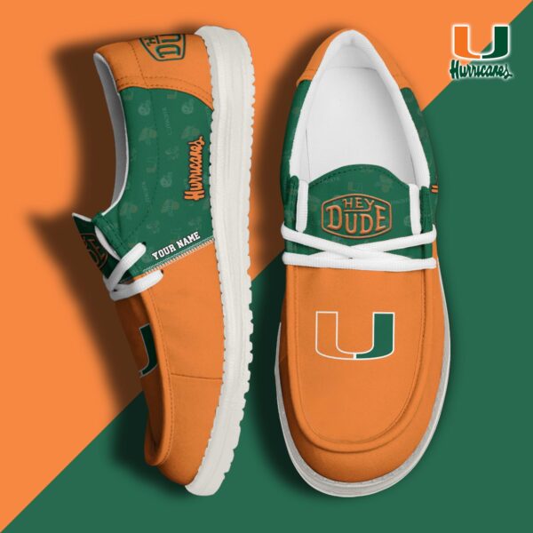 Tubopro Miami Hurricanes Personalized Hey Dude Shoes For Men And Women