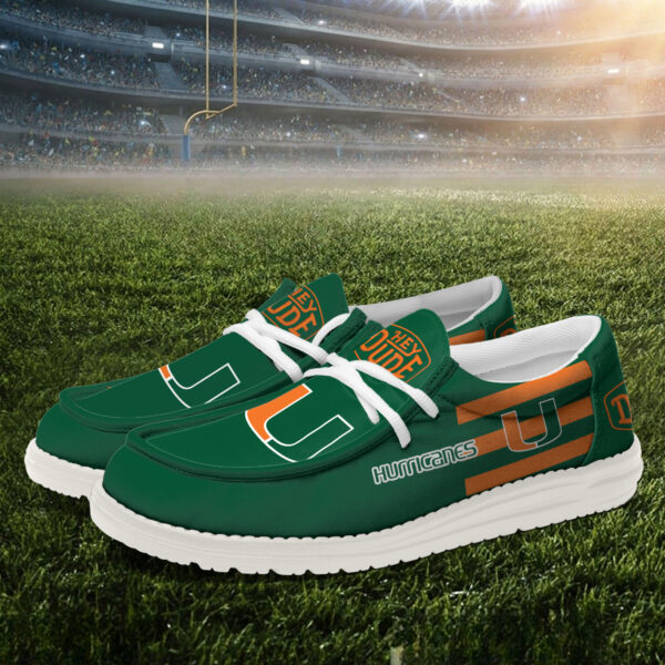 Tubopro Miami Hurricanes Personalized Hey Dude Shoes For Men And Women - Image 2