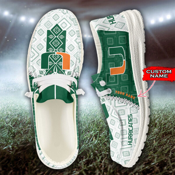 Tubopro Miami Hurricanes Personalized Hey Dude Shoes For Men And Women - Image 4