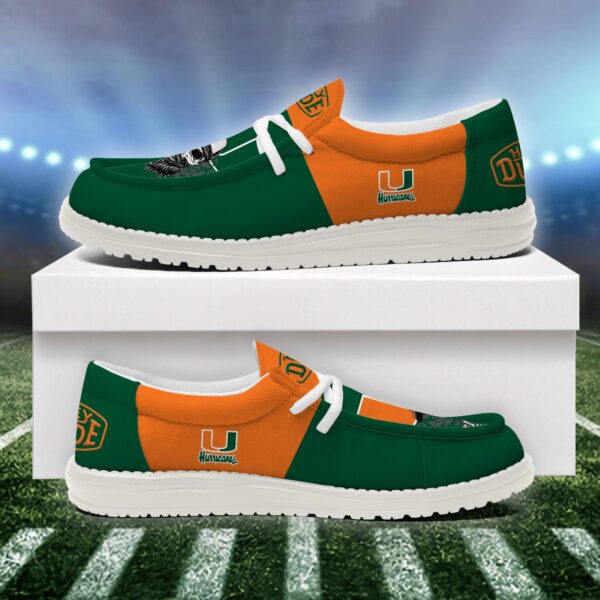 Tubopro Miami Hurricanes Personalized Hey Dude Shoes For Men And Women - Image 4