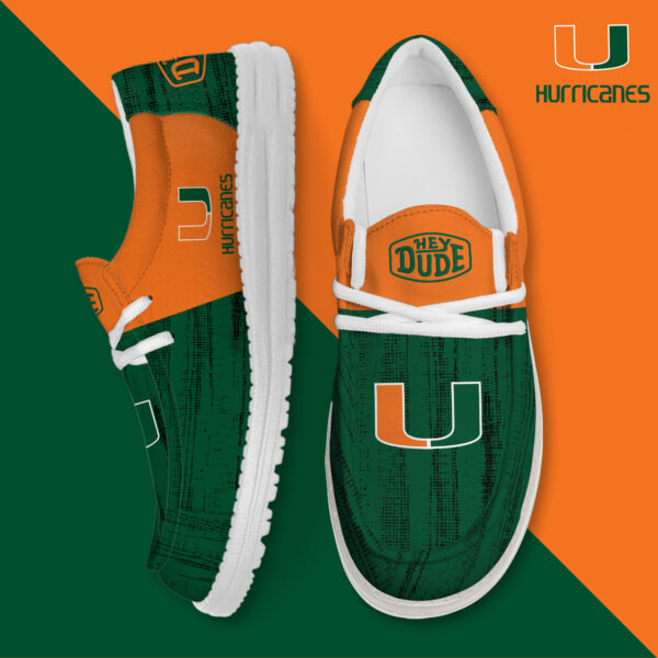 Tubopro Miami Hurricanes Personalized Hey Dude Shoes For Men And Women
