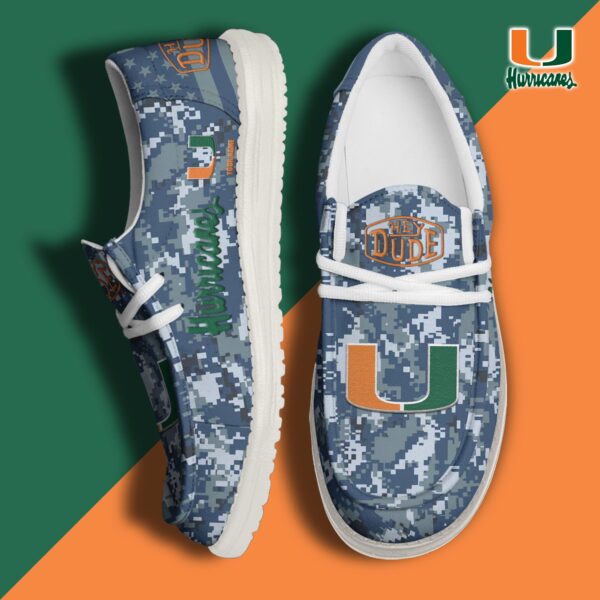 Tubopro Miami Hurricanes Personalized Hey Dude Shoes For Men And Women