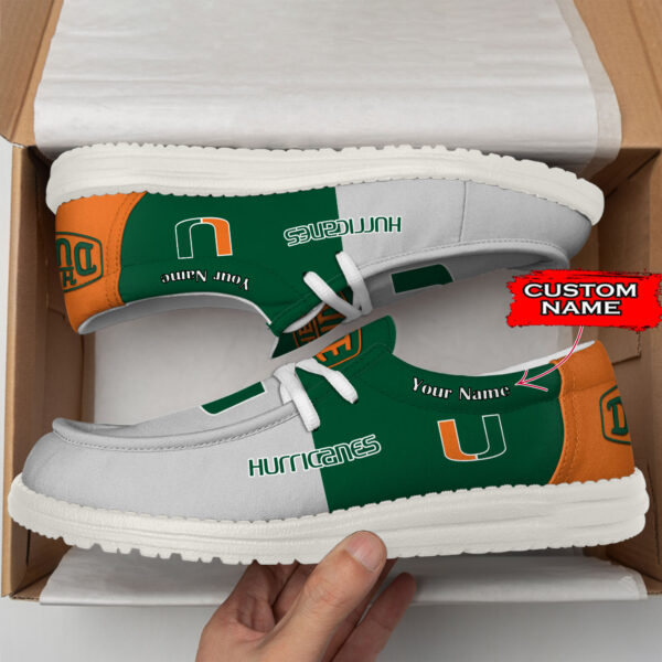 Tubopro Miami Hurricanes Personalized Hey Dude Shoes For Men And Women - Image 3