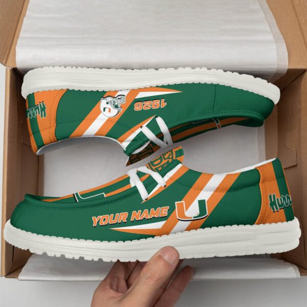 Tubopro Miami Hurricanes Personalized Hey Dude Shoes For Men And Women - Image 2
