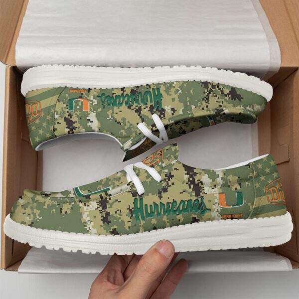 Tubopro Miami Hurricanes Personalized Hey Dude Shoes For Men And Women - Image 2