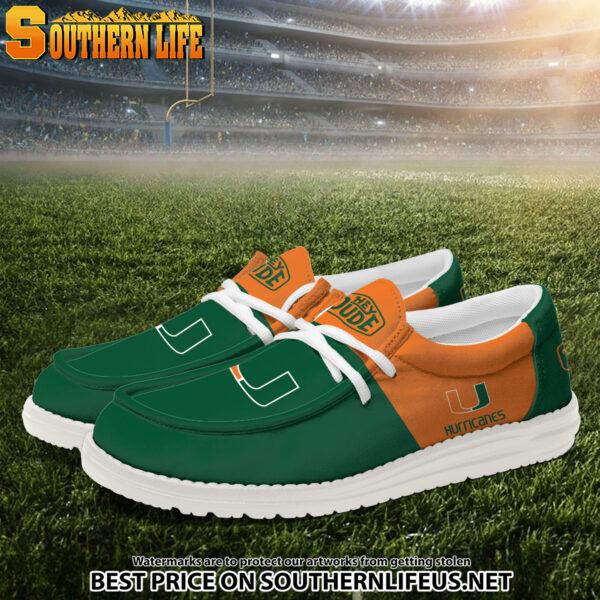 Tubopro Miami Hurricanes Personalized Hey Dude Shoes For Men And Women - Image 2