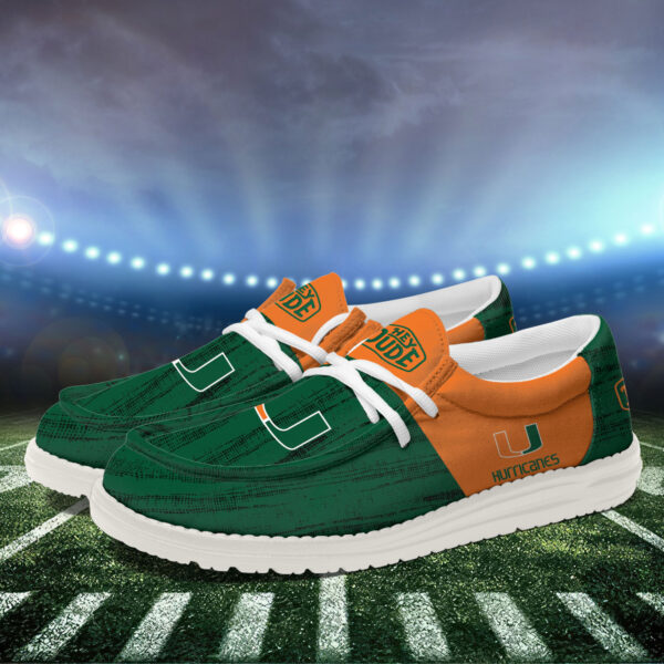 Tubopro Miami Hurricanes Personalized Hey Dude Shoes For Men And Women - Image 3