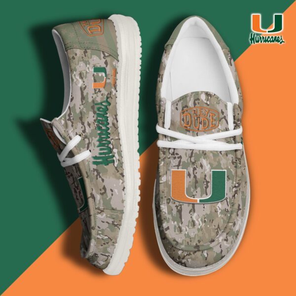 Tubopro Miami Hurricanes Personalized Hey Dude Shoes For Men And Women