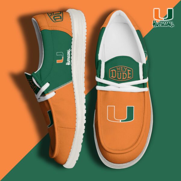 Tubopro Miami Hurricanes Personalized Hey Dude Shoes For Men And Women