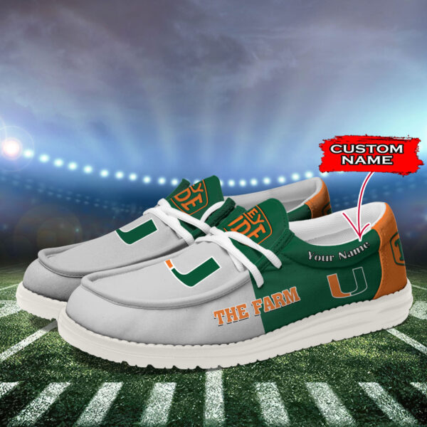 Tubopro Miami Hurricanes Personalized Hey Dude Shoes For Men And Women - Image 3