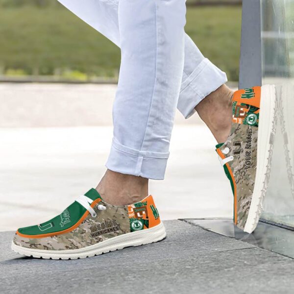 Tubopro Miami Hurricanes Personalized Hey Dude Shoes For Men And Women - Image 4