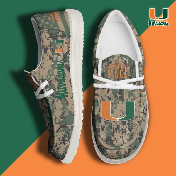 Tubopro Miami Hurricanes Personalized Hey Dude Shoes For Men And Women