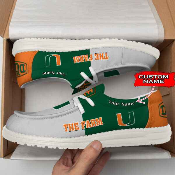 Tubopro Miami Hurricanes Personalized Hey Dude Shoes For Men And Women - Image 2