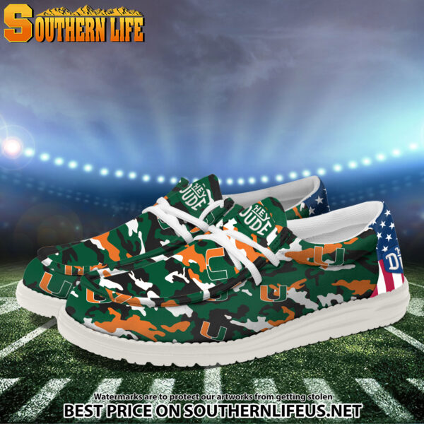 Tubopro Miami Hurricanes Personalized Hey Dude Shoes For Men And Women - Image 2