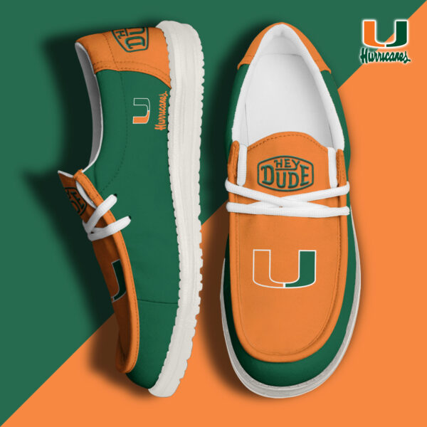 Tubopro Miami Hurricanes Personalized Hey Dude Shoes For Men And Women