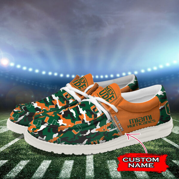 Tubopro Miami Hurricanes Personalized Hey Dude Shoes For Men And Women - Image 3