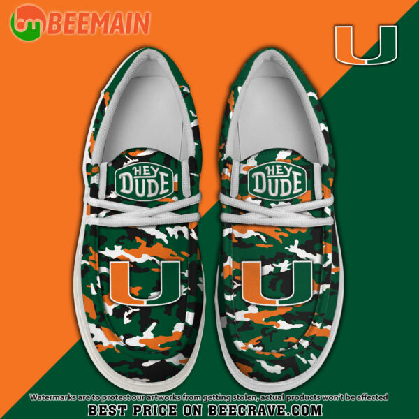 Tubopro Miami Hurricanes Personalized Hey Dude Shoes For Men And Women