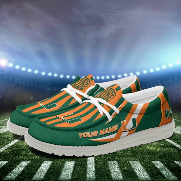 Tubopro Miami Hurricanes Personalized Hey Dude Shoes For Men And Women - Image 3