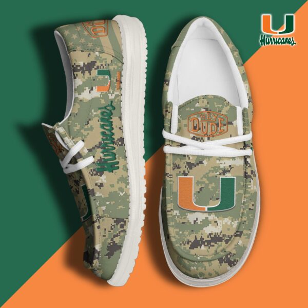 Tubopro Miami Hurricanes Personalized Hey Dude Shoes For Men And Women