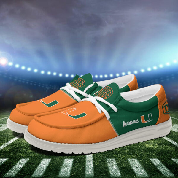 Tubopro Miami Hurricanes Personalized Hey Dude Shoes For Men And Women - Image 4