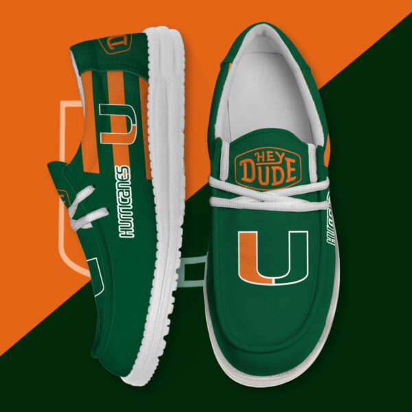 Tubopro Miami Hurricanes Personalized Hey Dude Shoes For Men And Women
