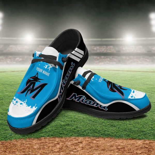 Tubopro Miami Marlins Hey Dude Shoes For Men And Women - Image 2