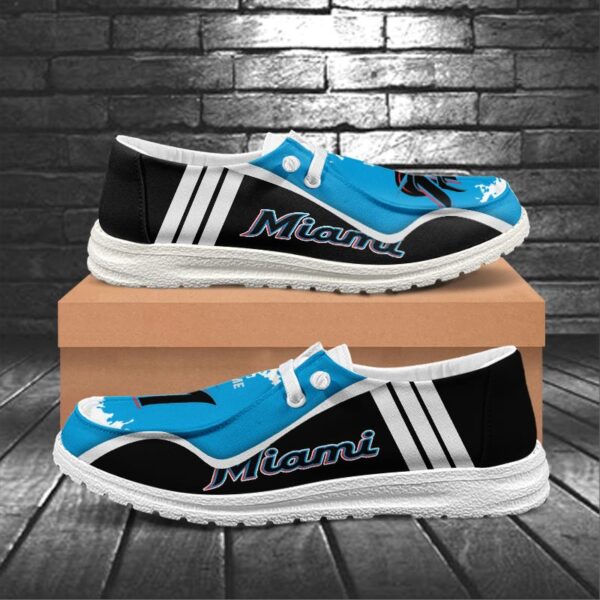 Tubopro Miami Marlins Hey Dude Shoes For Men And Women - Image 5