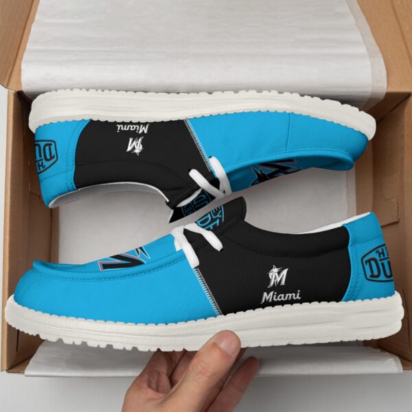 Tubopro Miami Marlins Personalized Hey Dude Shoes For Men And Women - Image 3