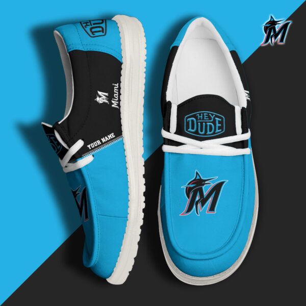 Tubopro Miami Marlins Personalized Hey Dude Shoes For Men And Women - Image 2