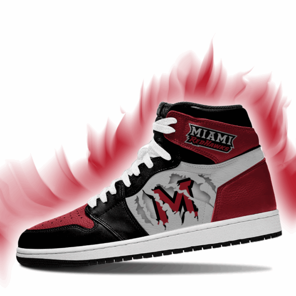 Tubopro Miami RedHawks AJ1 High Sneakers Shoes For Men And Women
