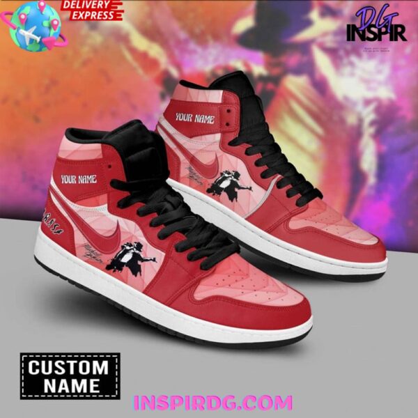 Tubopro Michael Jackson AJ1 High Sneakers Shoes For Men And Women - Image 4