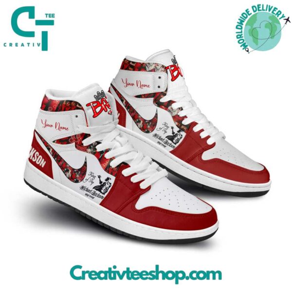 Tubopro Michael Jackson AJ1 High Sneakers Shoes For Men And Women - Image 2
