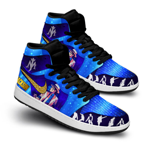 Tubopro Michael Jackson AJ1 High Sneakers Shoes For Men And Women - Image 3