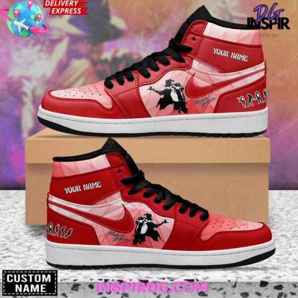 Tubopro Michael Jackson AJ1 High Sneakers Shoes For Men And Women - Image 2