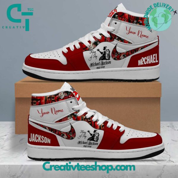 Tubopro Michael Jackson AJ1 High Sneakers Shoes For Men And Women