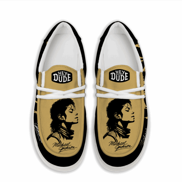Tubopro Michael Jackson Personalized Hey Dude Shoes For Men And Women - Image 4