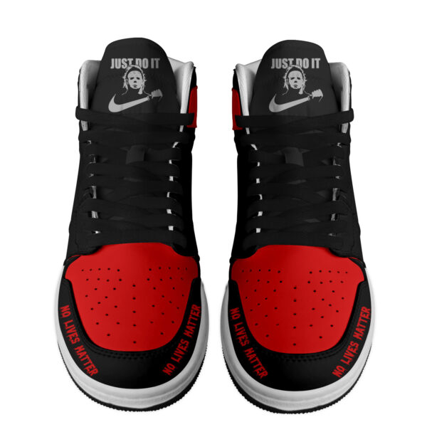 Tubopro Michael Myers AJ1 High Sneakers Shoes For Men And Women - Image 2