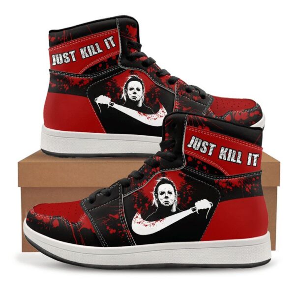 Tubopro Michael Myers AJ1 High Sneakers Shoes For Men And Women