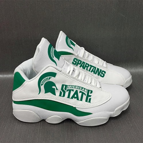 Tubopro Michigan State Spartans AJ13 Sneakers Shoes For Men And Women